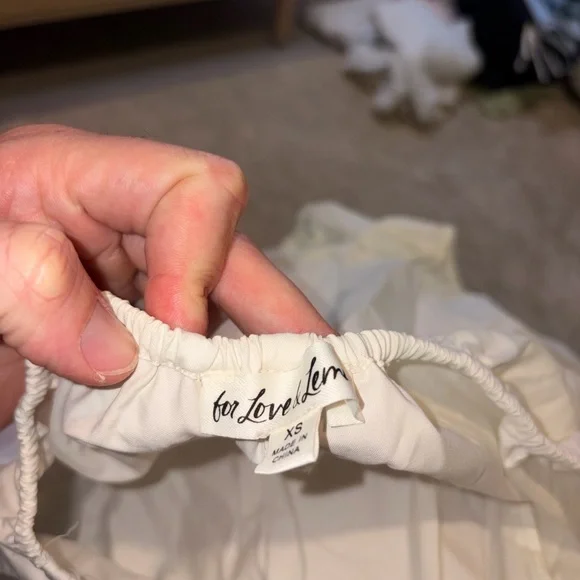 For Love And Lemons Ivory Satin Bloomers - Picture 2 of 2